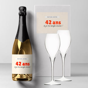 Coffret cadeau champagne pour un anniversaire