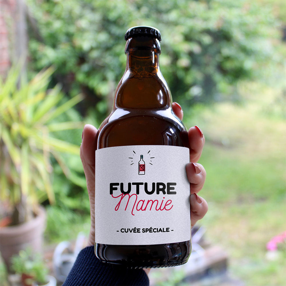 Idée boîte à souvenirs — annonce parrain marraine avec bouteille personnalisée