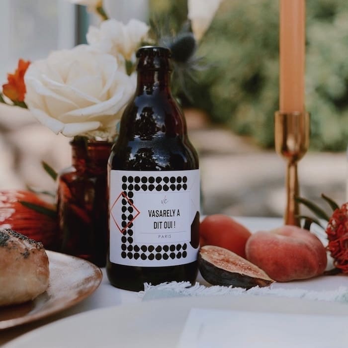 Idée annonce parrain marraine : verre gravé et bière personnalisée