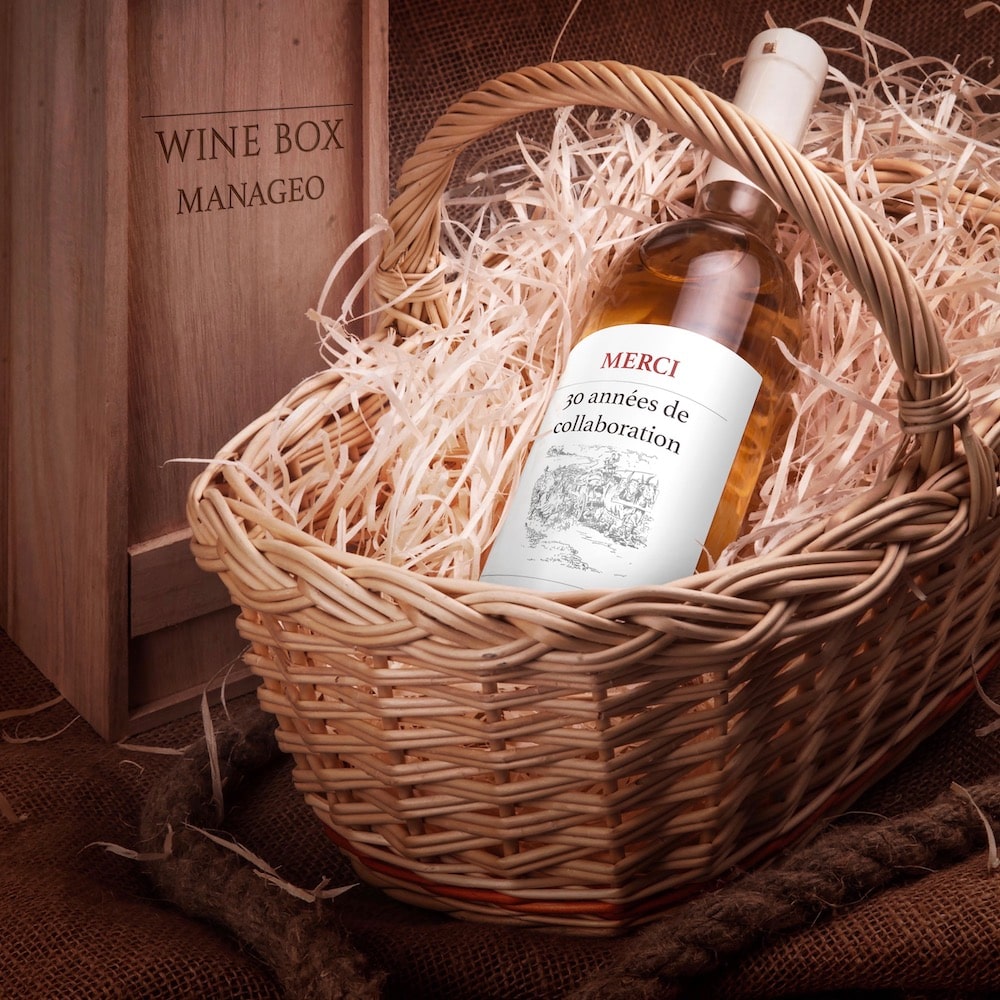 Coffret vin et chocolat