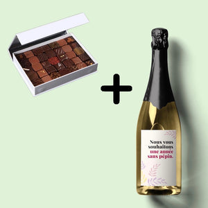 Coffret cadeau champagne sur mesure - pour professionnels