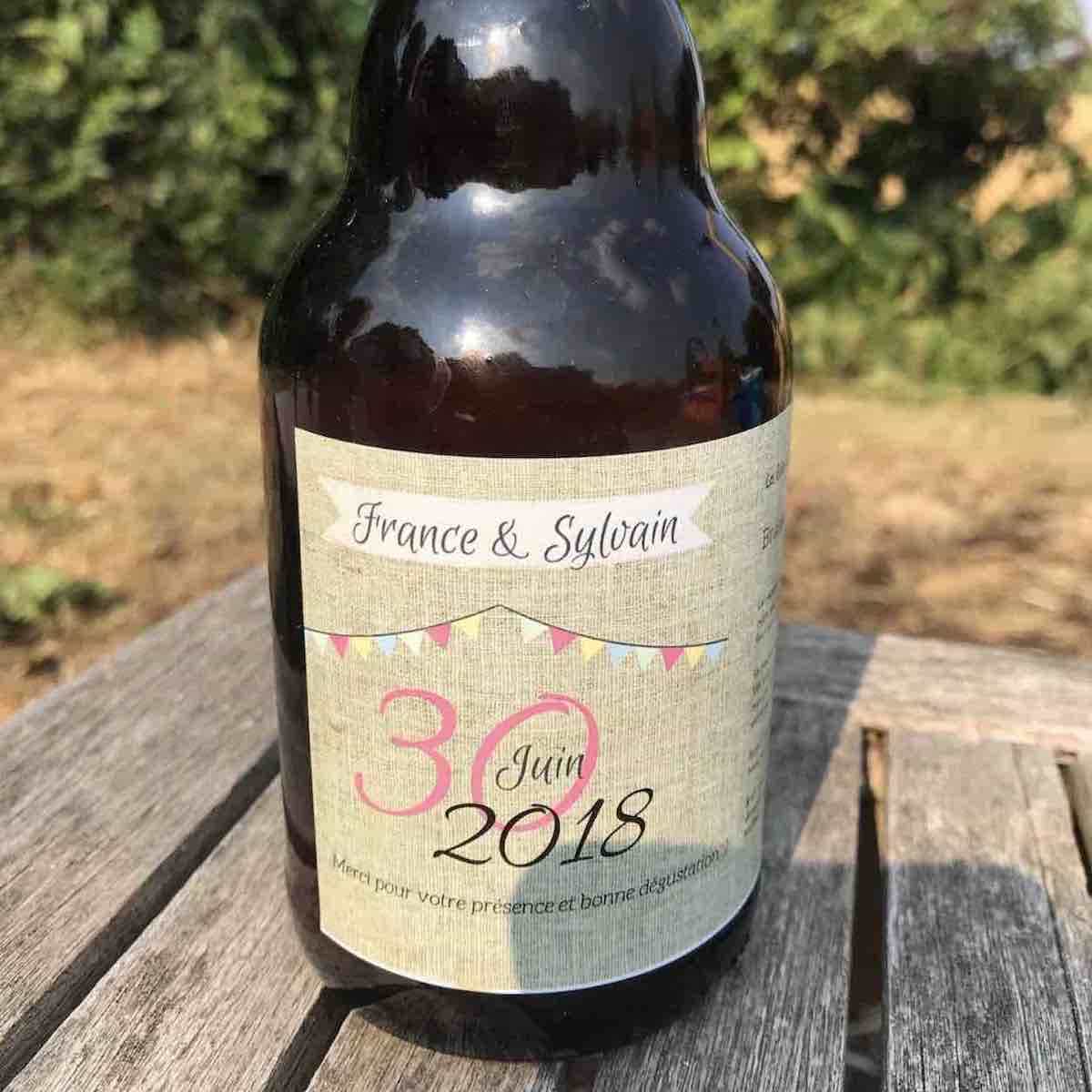 Verrerie personnalisée duo parrain marraine — verres à bière gravés