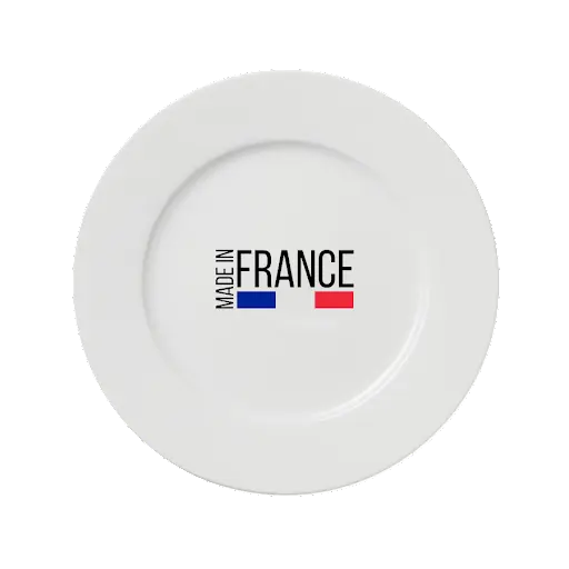 assiette logo made in France