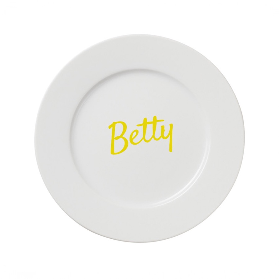 assiette en porcelaine personnalisée avec logo