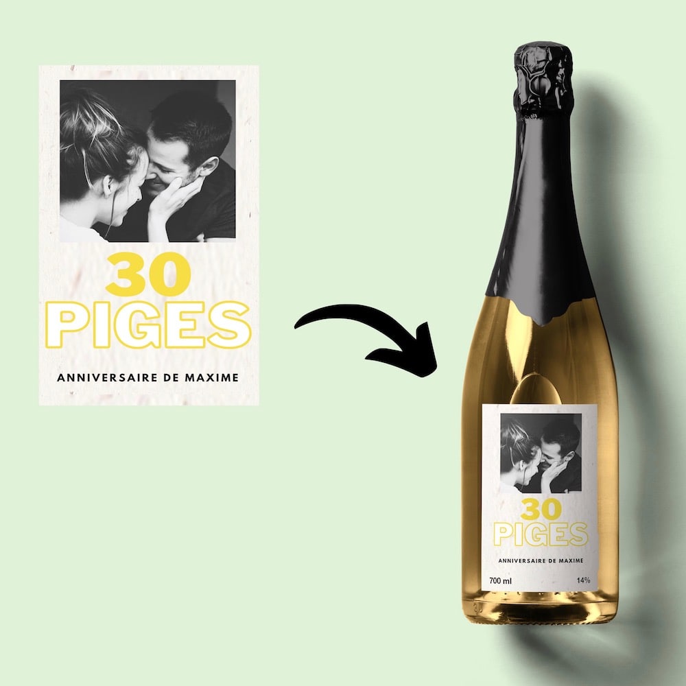 boisson personnalisée champagne champagne publicitaire 