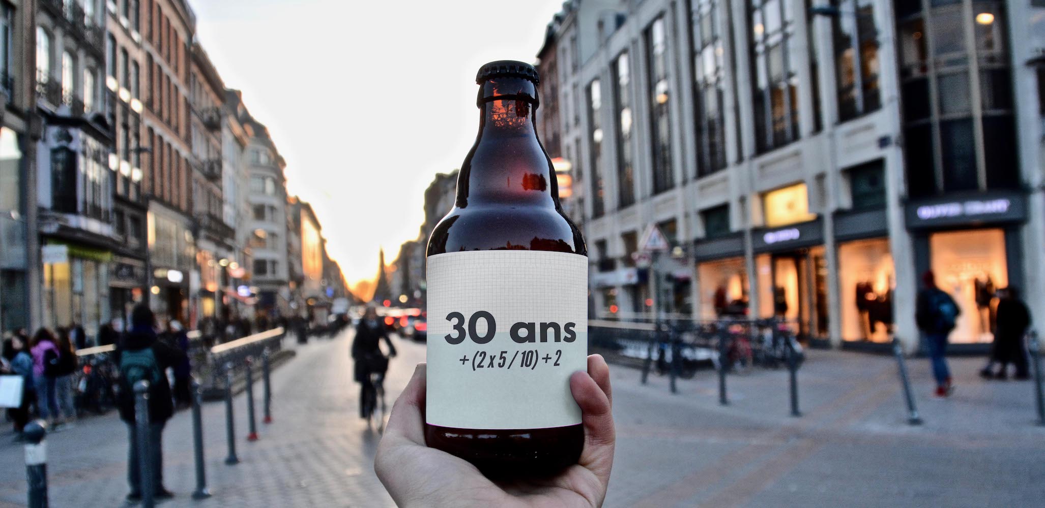 bouteille personnalisée anniversaire 30 ans 40 ans 50 ans humour