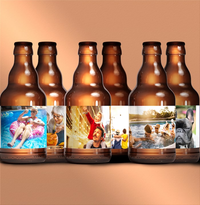bière personnalisée avec photo