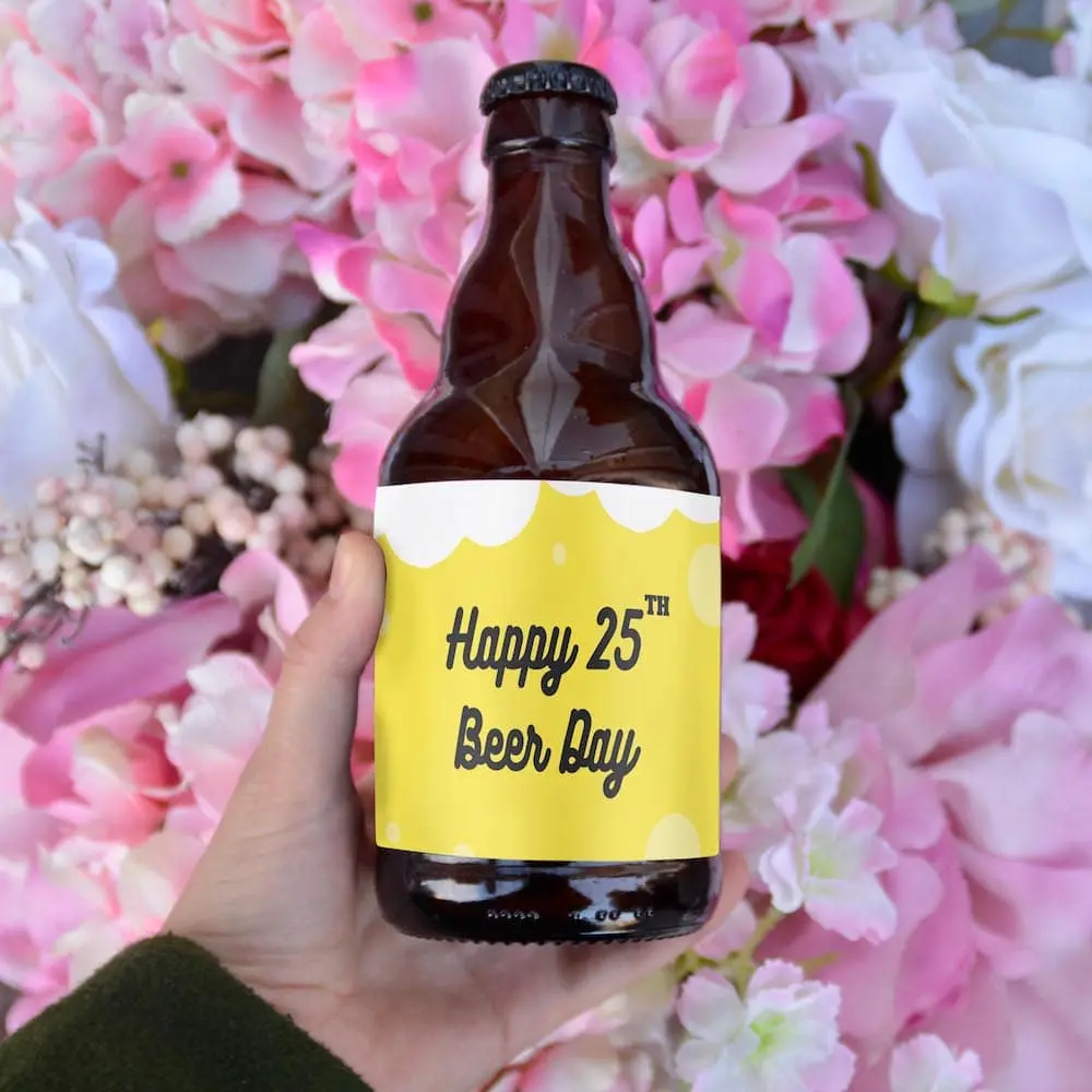 happy beerday bière personnalisée