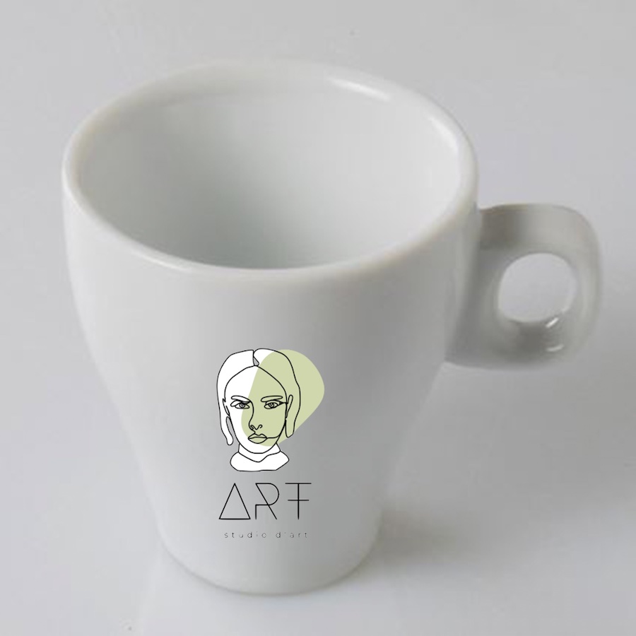 tasse a café ou thé en porcelaine personnalisée