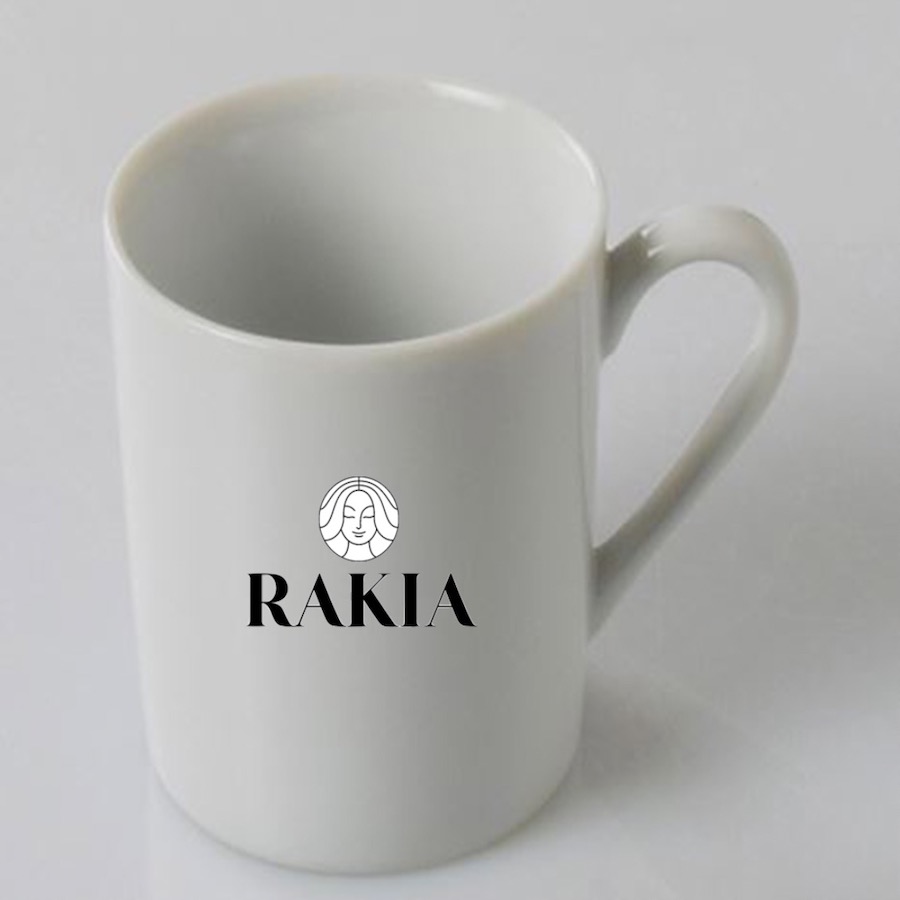 tasse à café en porcelaine personnalisée 8cl logo bar 
