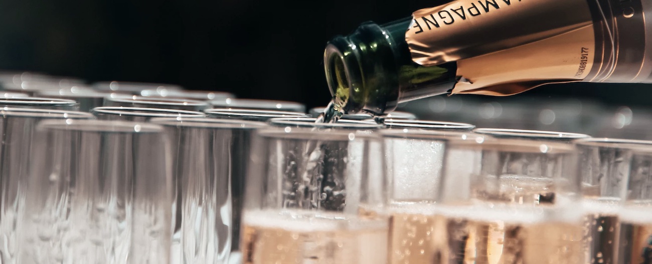champagne personnalisé service flute