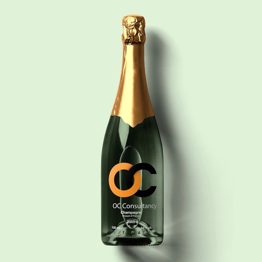 coffret cadeau comité entreprise champagne personnalisé