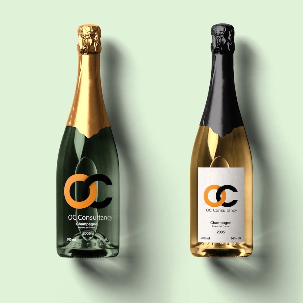 bouteille champagne personnalisé CSE CE 